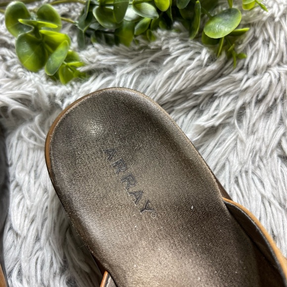 Array chorus tan leather clog size 7.5 - Picture 2 of 7